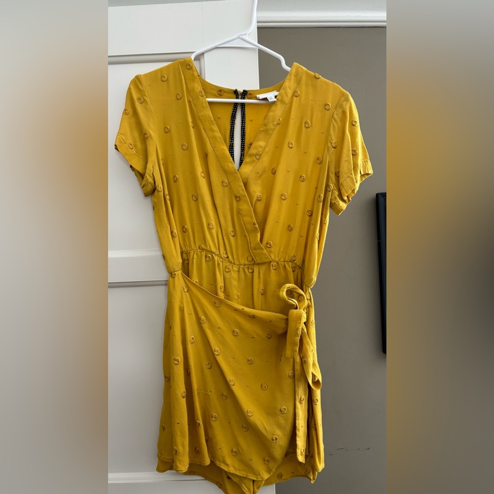 ANTHROPOLOGIE ROMPER POSTPARTUM NURSING FRIENDLY MEDIUM